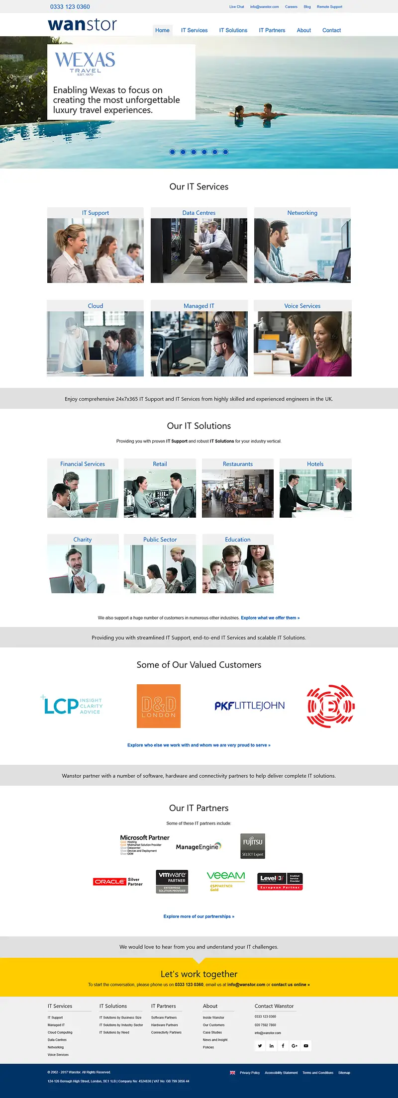 2018 Website Layout